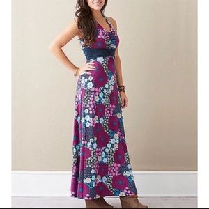 Matilda Jane Halter Maxi Dress like new SZ S